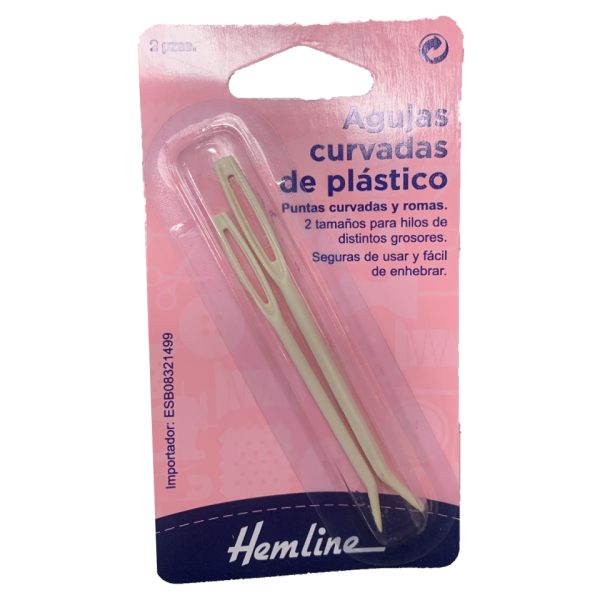 Agujas curvadas de plástico Hemline